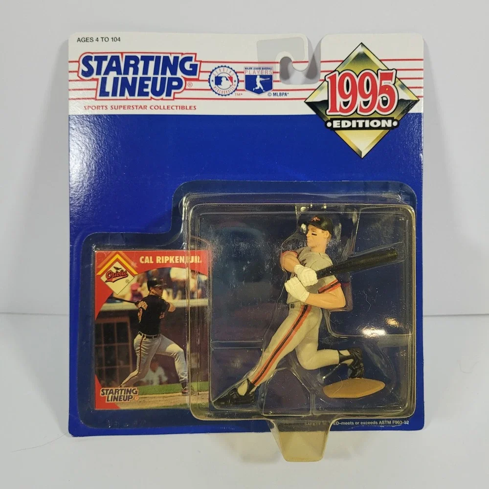 Starting Lineup Cal Ripken Jr Baltimore Orioles 1995 1996 Figures Lot of 2